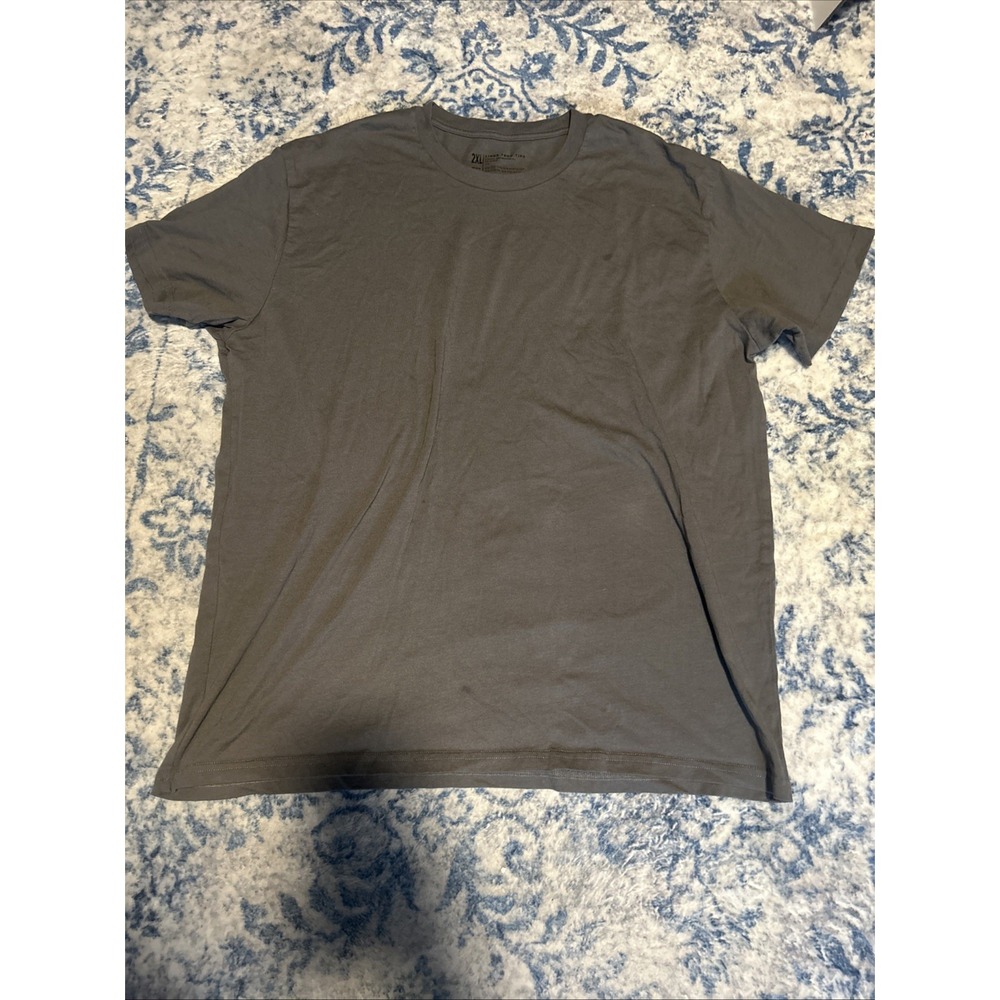 Linus Tech Tips T-Shirt Mens 2xl Speckled Plain Jane solid Grey Short Sleeve